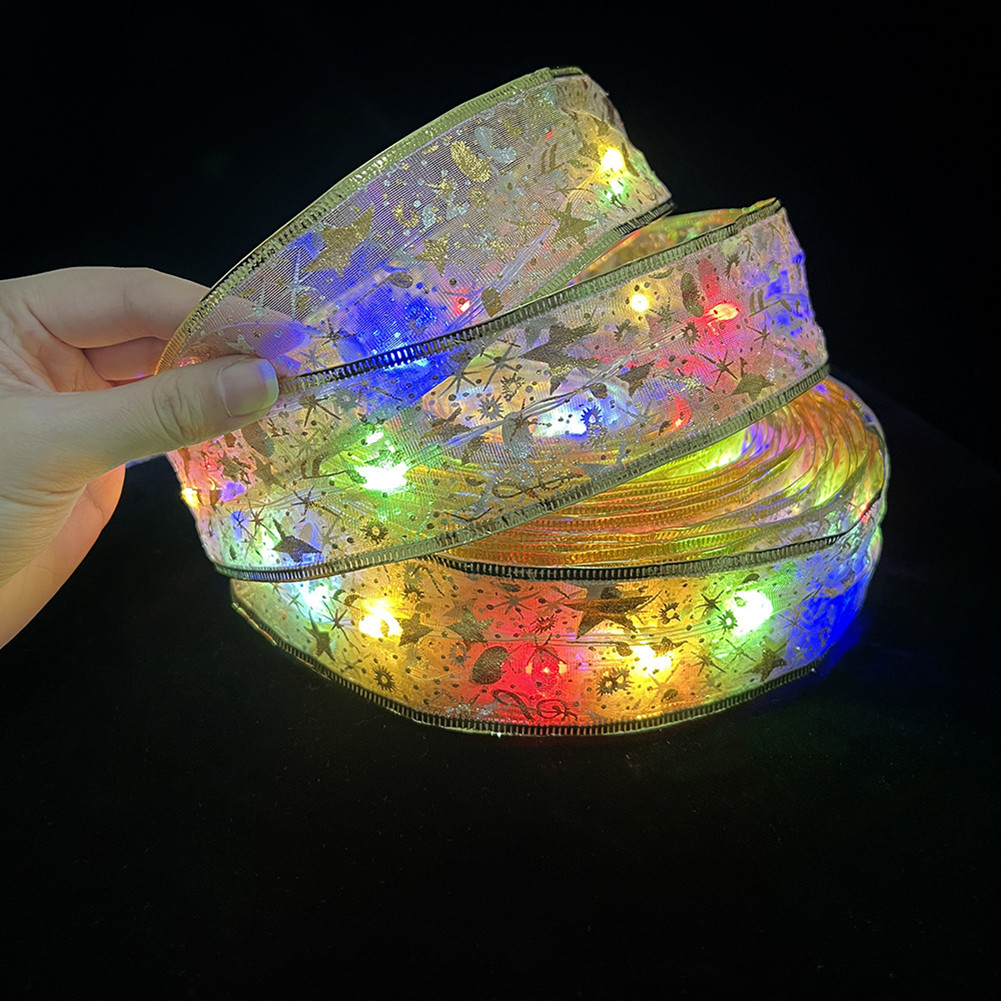 Christmas Ribbon Lights 4m 40 Led Lamp String Lights
