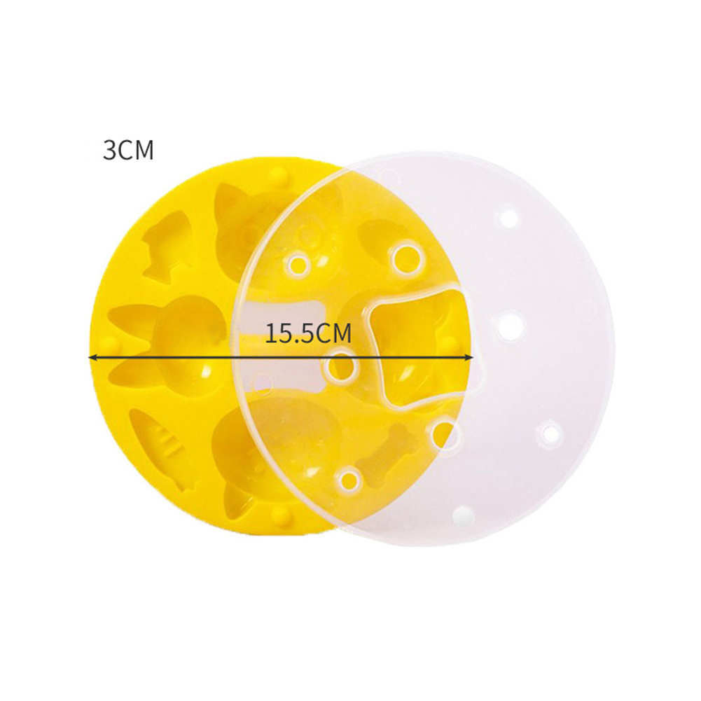Silicone Cake Molds Cartoon Ice Cream Mold Food Container With Cover For Diy Cake/ice Cream/pudding/chocolate 42006