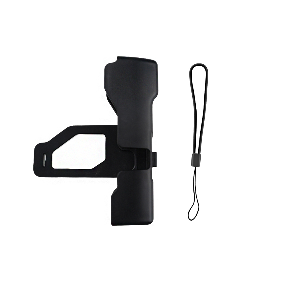 For OSMO Pocket Portable Buckle Storage Case Gimbal Camera Protective Cover Case Sling Strap Lanyard Protective Accessories black
