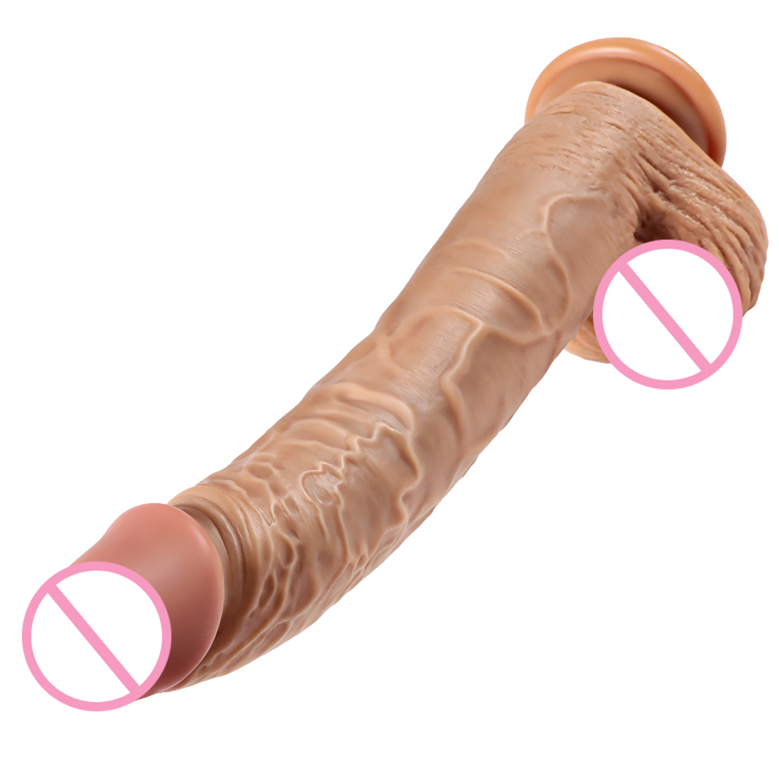 Soft Dildo Realistic Skin Feel Human Penis Dildo With Suction Cup Adult Dildo Sex Toys G-spot Stimulation Thick Dick Anal Sex Toys For Men Women Sex Pleasure 11.6 Inch skin