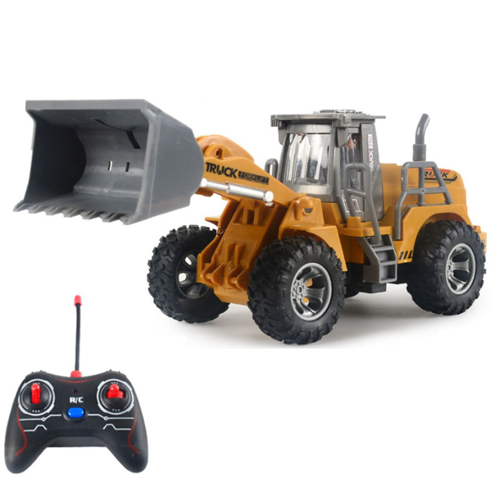 Remote Control Engineering Car with Lights USB Rechargeable