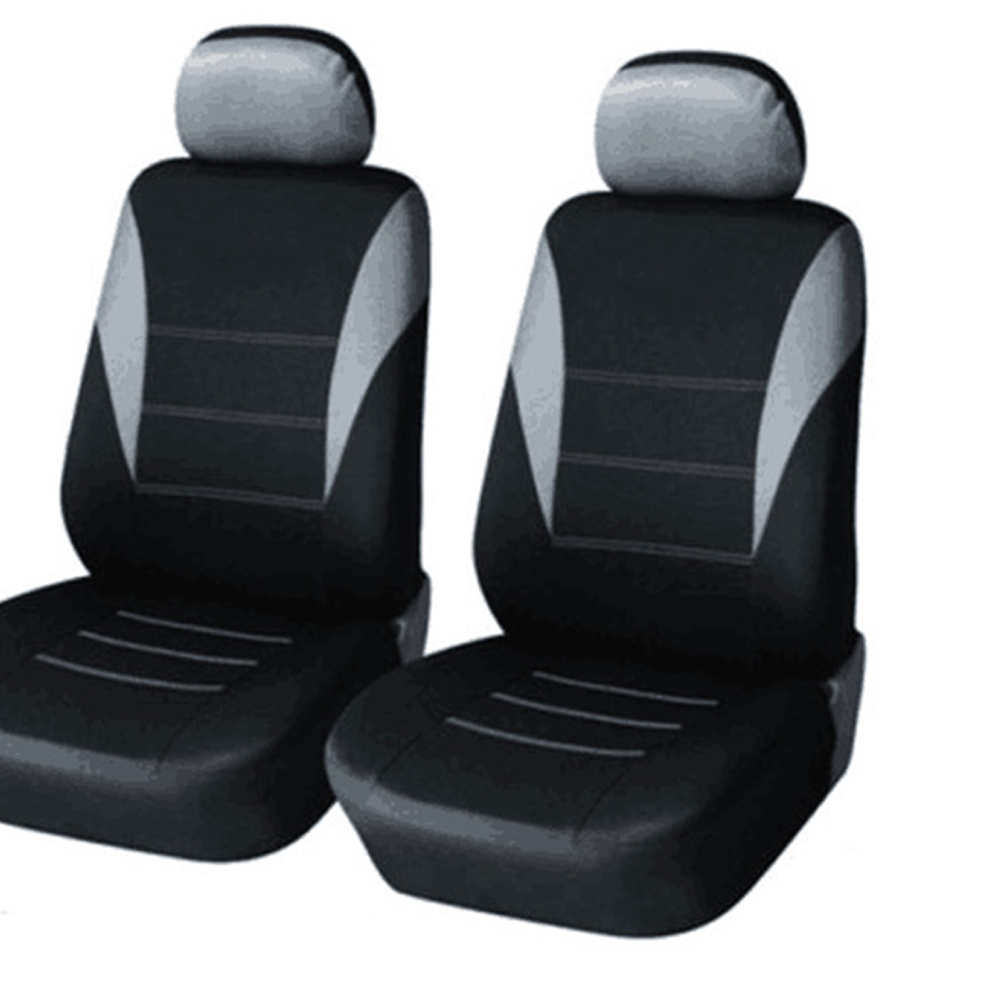 Car Seat Cover Protector Universal Front Seat Cushion Protective Cover Auto Styling Interior Accessories Gray 4-piece set