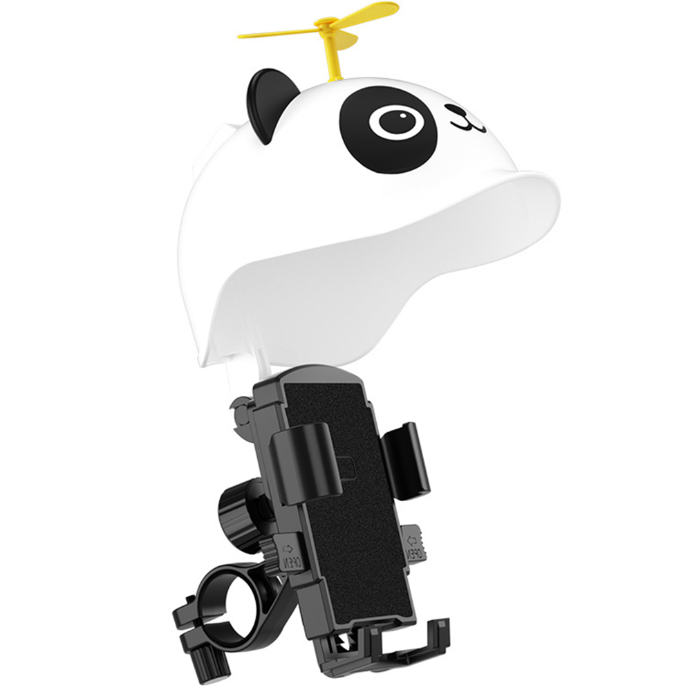 Bike Phone Holder Helmet Shape Sunshade Motorcycle Phone Mount Stand With Sun Visors