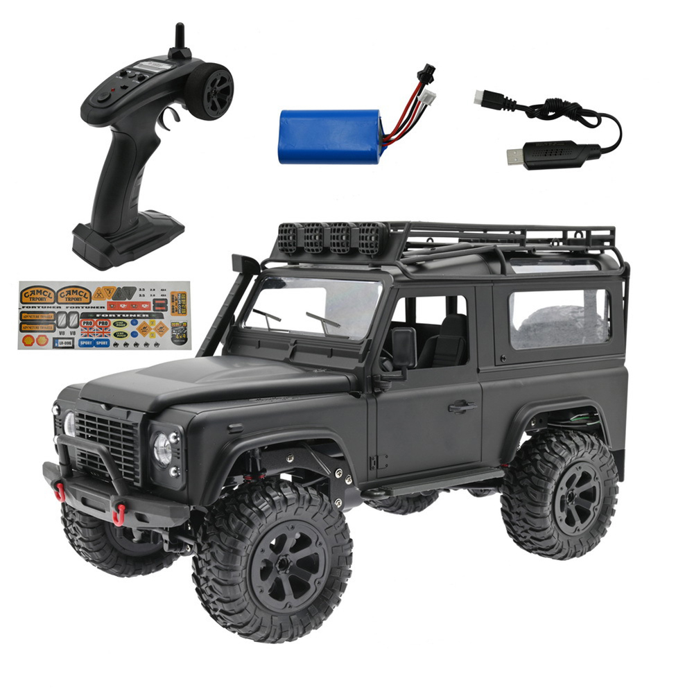 FY003-5A 2.4g Full Scale 4wd Climbing Car Guard Upgrade Lighting Remote Control Toys FY003-5A black 1:16