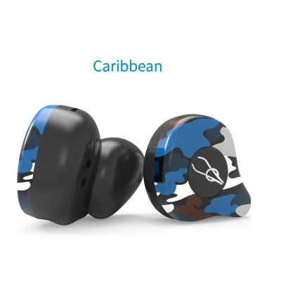 Sabbat X12 Ultra Camouflage TWS True Wireless 5.0 Bluetooth Headset In-Ear Stereo Earbuds Headset Caribbean