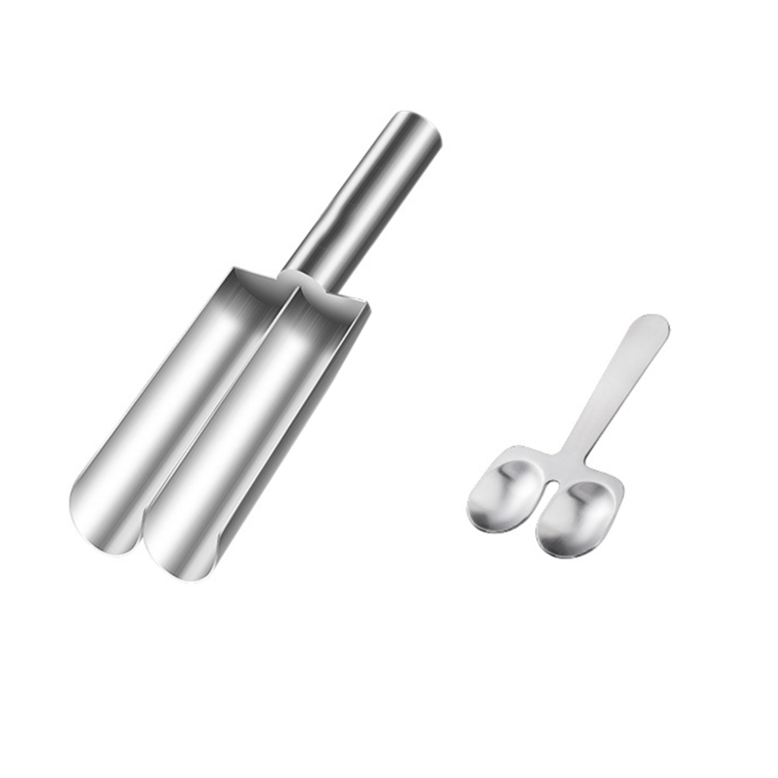 Meatball Maker, Stainless Steel Meatball Scoop Maker With Long Handle Meatball Machine, DIY Meatball Making Set, Home Cooking Tools For Cookie Dough 2-piece meatball scraper spoon