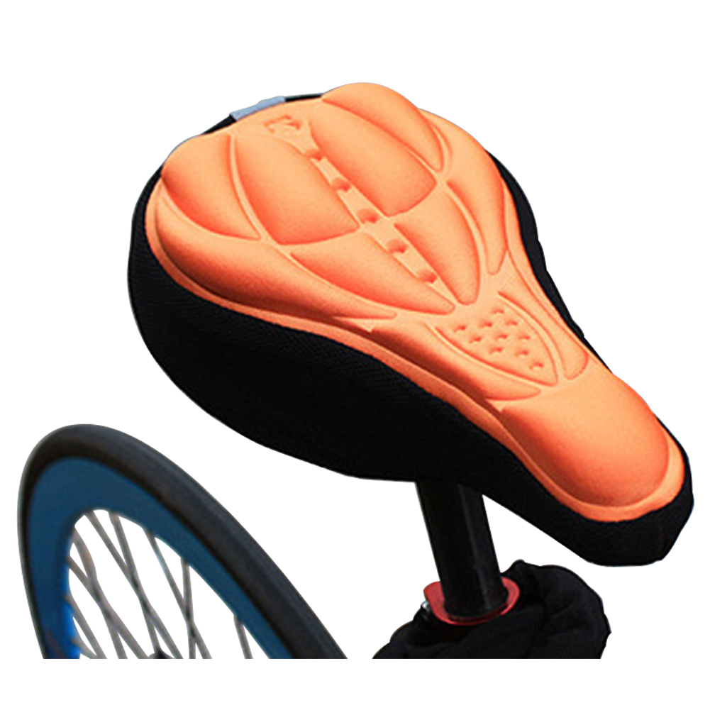 orange bike seat