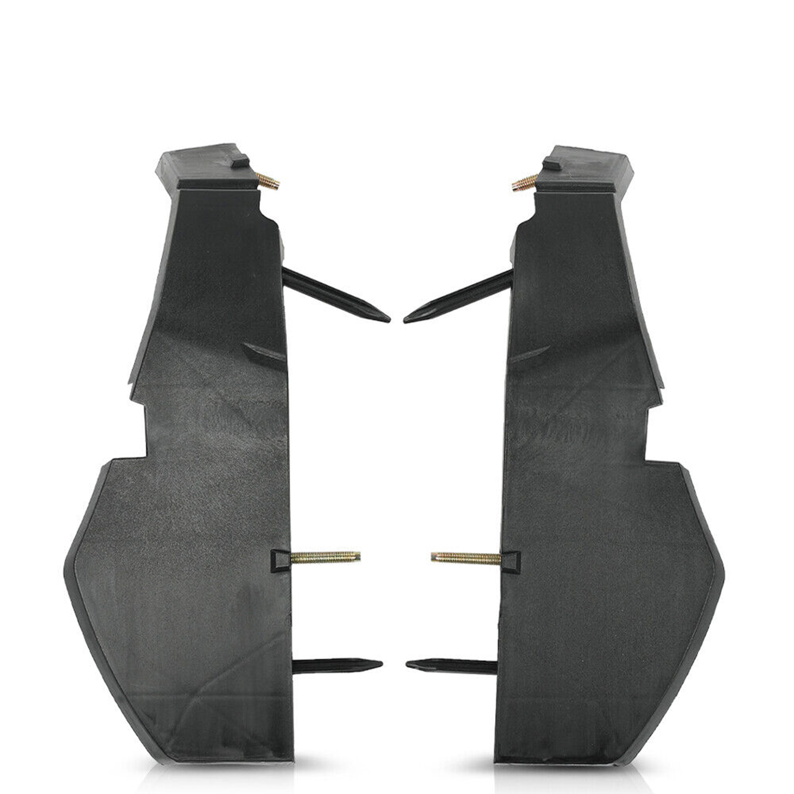 1 Pair Front Bumper Support Brackets Cover Retainer Replacement Compatible For Challenger 2015-2021 Left And Right Side 68375013AA 68375014AA black