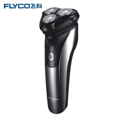 Flyco Electric Razor Fast Charge With LED indicate Intelligent Electric Shaver Wet Dry Rotary black_British regulatory