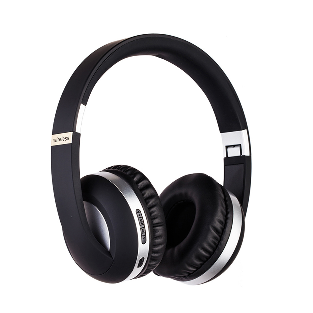 Wholesale BT Headset Sport 5.0 Mobile Phone Bass Headset MH4 Silver