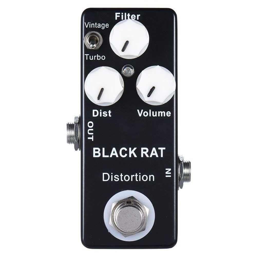 Mosky RAT Distortion Mini Guitar Effect Pedal black