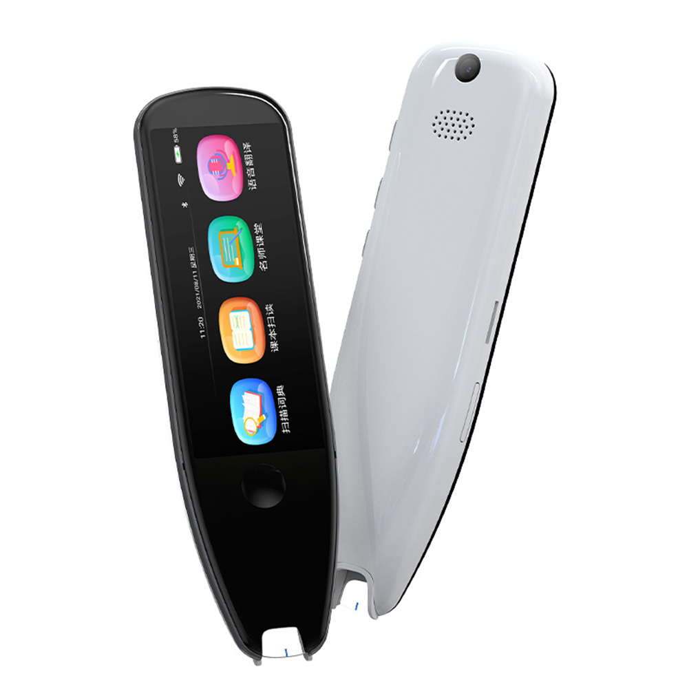 Compatible For X5pro Scanning Translator Pen 3.5 Inch Large Screen Wifi Translation Pen ( International Version + Tf Card Slot + Camera) White