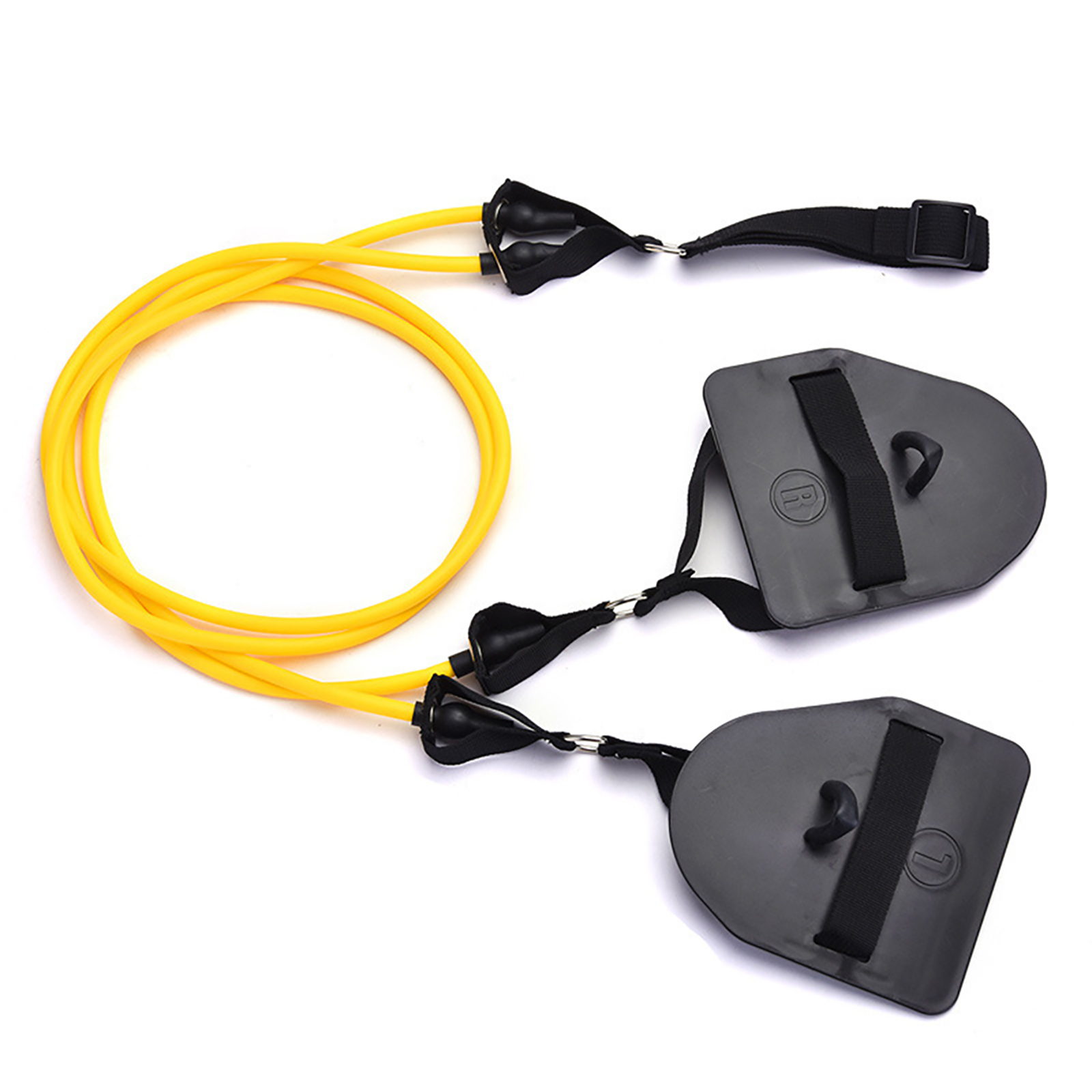 Swimming Arm Strength Trainer Professional Freestyle Swimming Arm Trainer Elastic Band For Swimming Training Yellow [20 pounds]  teenagers
