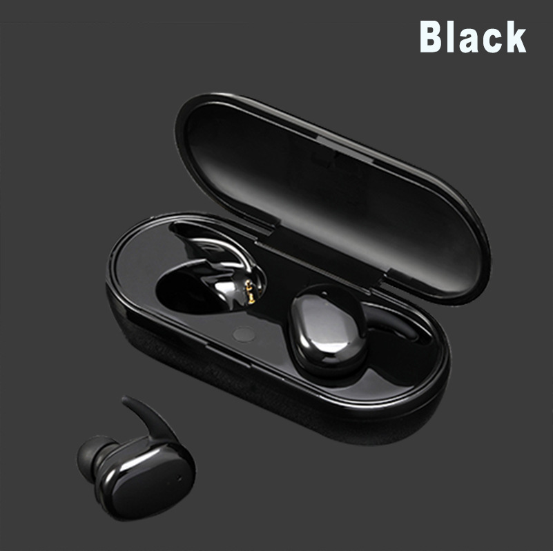 TWS4 Touch Control Bluetooth 5.0 Earphones Waterproof Wireless Stereo Headset Y30 black