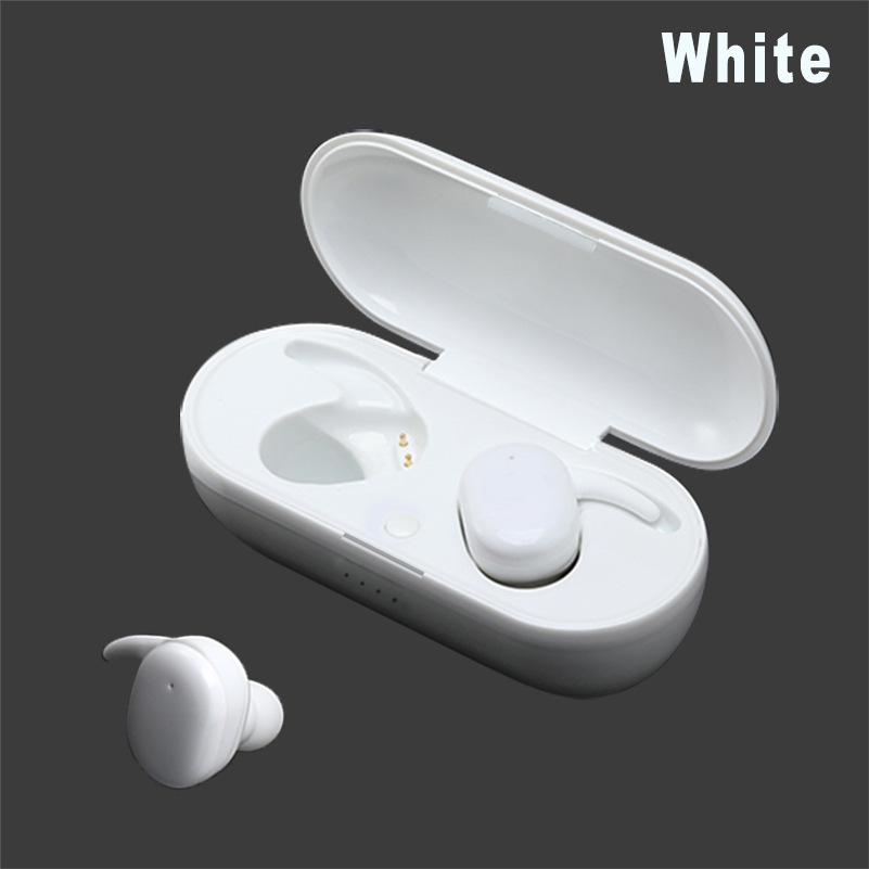 TWS4 Touch Control Bluetooth 5.0 Earphones Waterproof Wireless Stereo Headset Y30 white