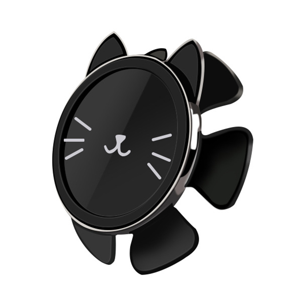 Steering  Wheel  Car  Bracket Creative Lucky-cat Car Navigation Multifunctional Suction Cup Phone Holder Black