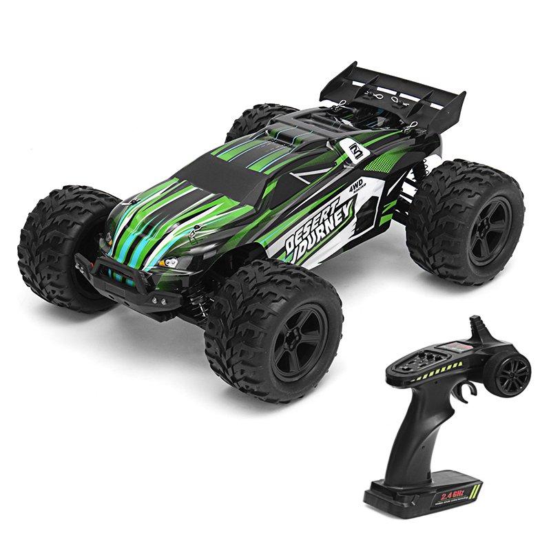 PXtoys 9202 2.4G 1/12 Scale 4WD High Speed 40km/h Brushless Cross Country Semi Truck RC Car Truck green