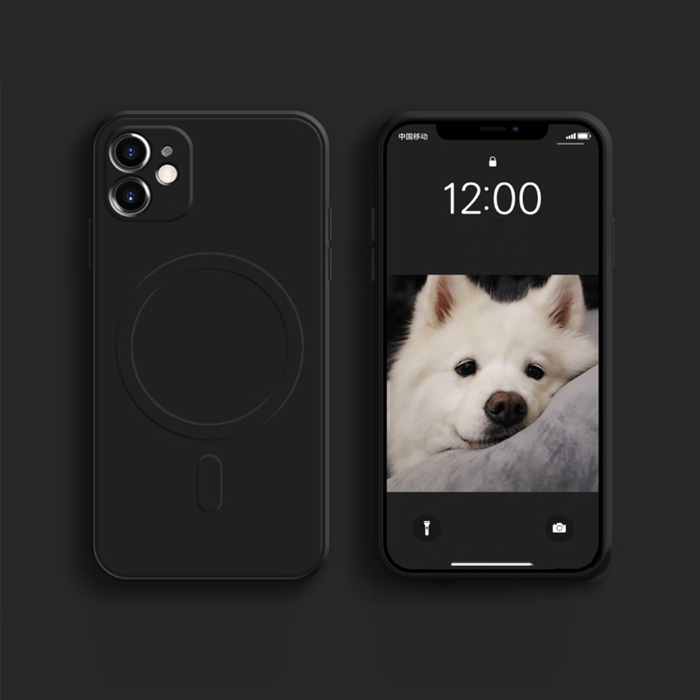 Shockproof Phone Case Compatible For Iphone 14 Series Xsmax 7p Magnetic Charging Anti-scratch Case black 14PRO