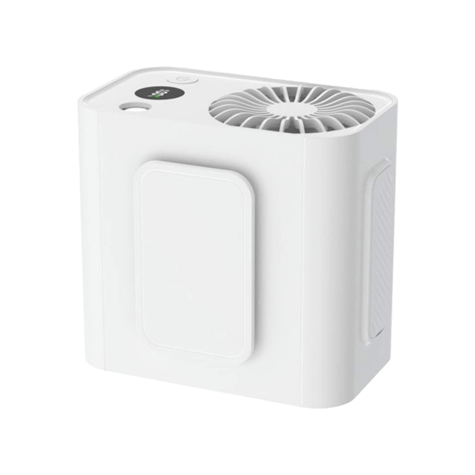 Portable Waist Fan 3600mAh Rechargeable, Necklace Fan With Max 20H Working Time 5 Speeds 6000RPM Strong Airflow Personal Fan