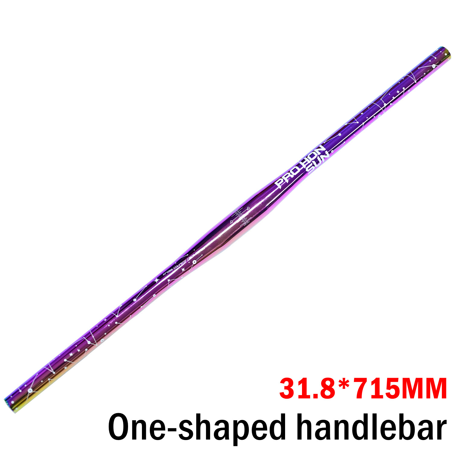 Bicycle Handlebar colorful Bend handlebar aluminium alloy31.8* 715/31.8*780 mm straight handbar Straight handle 31.8*715MM