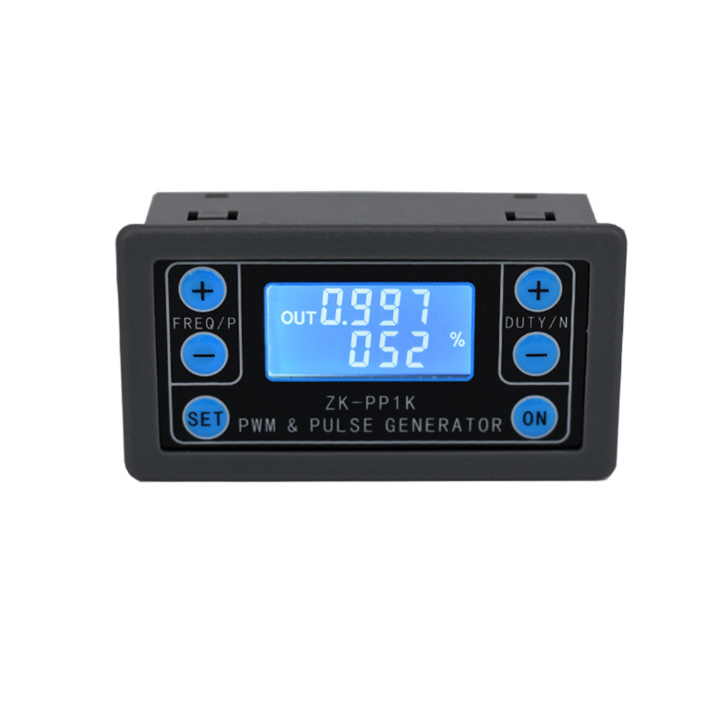 ZK-PP1K Dual Mode LCD PWM Signal Generator 1-channel 1HZ-150KHZ Pulse Frequency