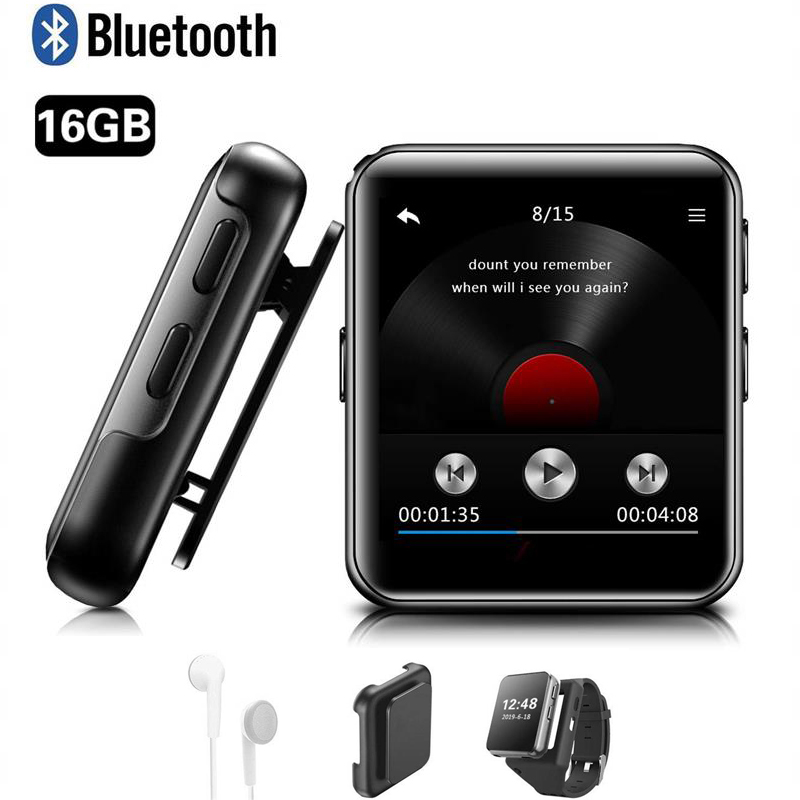 K1 Bluetooth MP3 Player with 1.54Inch Touch Screen MP3 Music Player