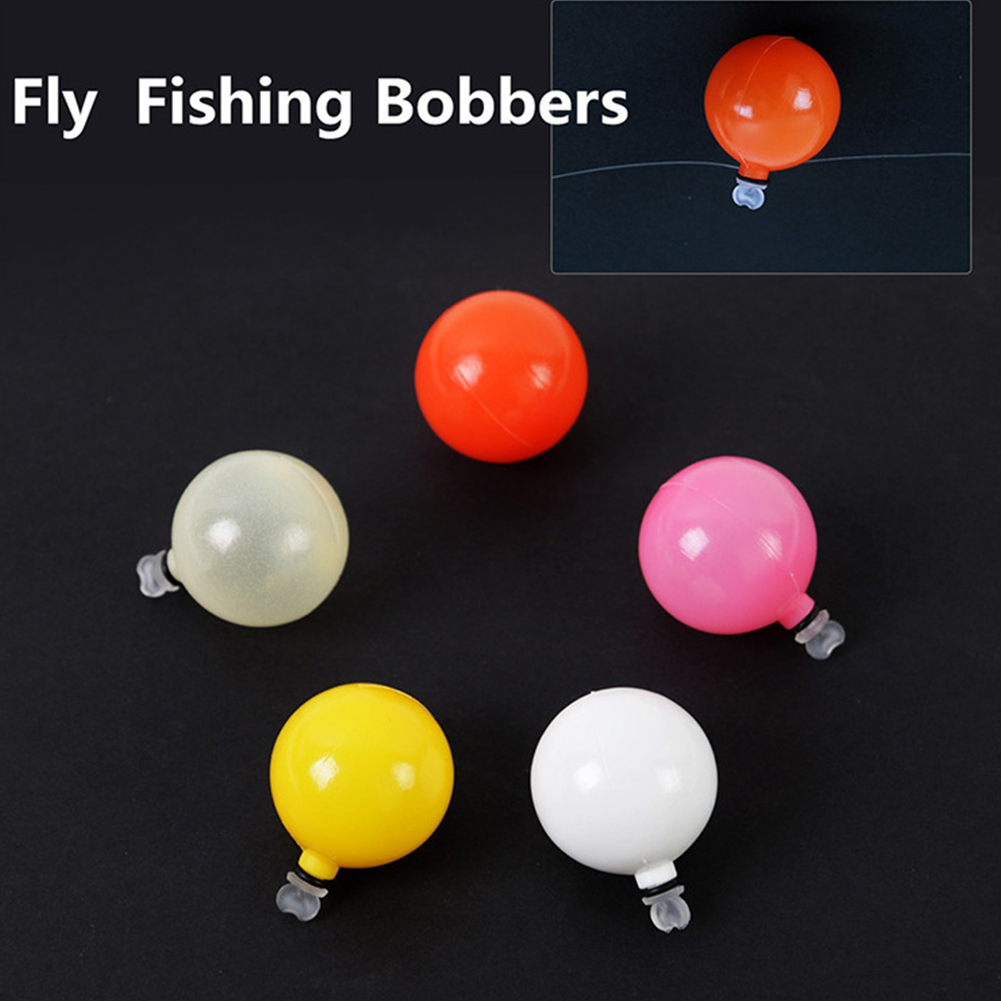 5pcs Self-Adhesive Float Foam Plastic Tear Drop Bobber Tube Strike Indicator Fly Fishing Accessory small