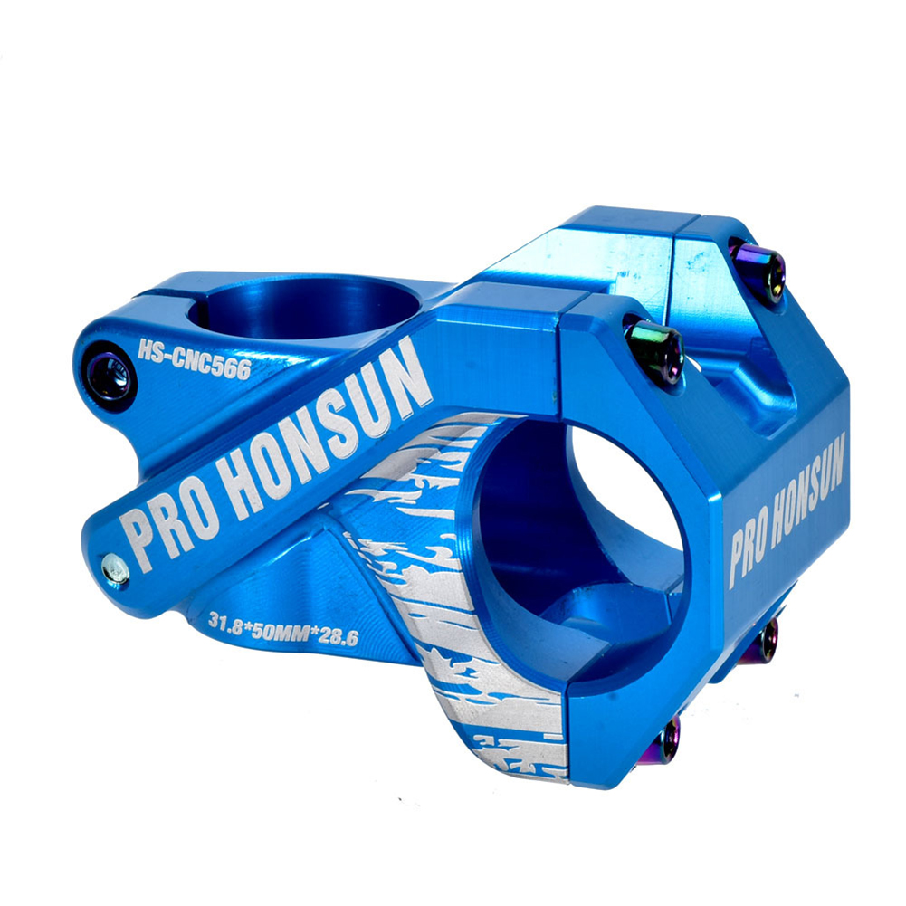 Wholesale Colorful Bike Stem 28.6mm*31.8mm Hollow Short Stem Cnc