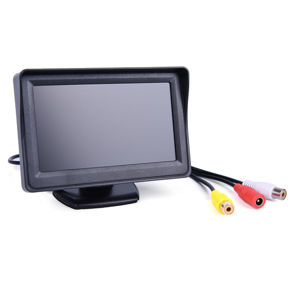 Hd Car Monitor 4.3-inch Screen Tft Lcd Digital Two-way Input Sunshade Monitor
