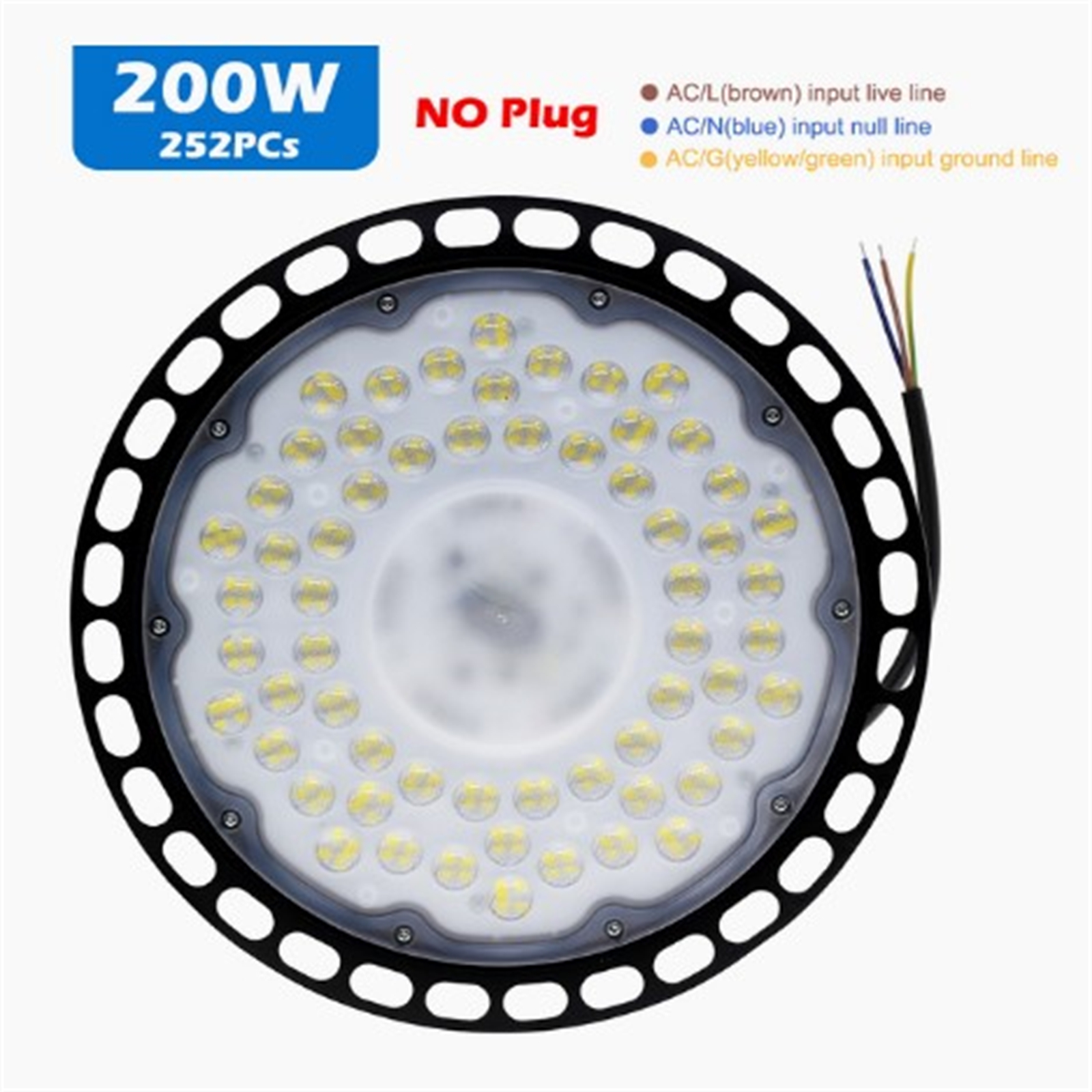 Ufo Led High Bay Light Waterproof Super Bright Energy Saving Garage Lamp