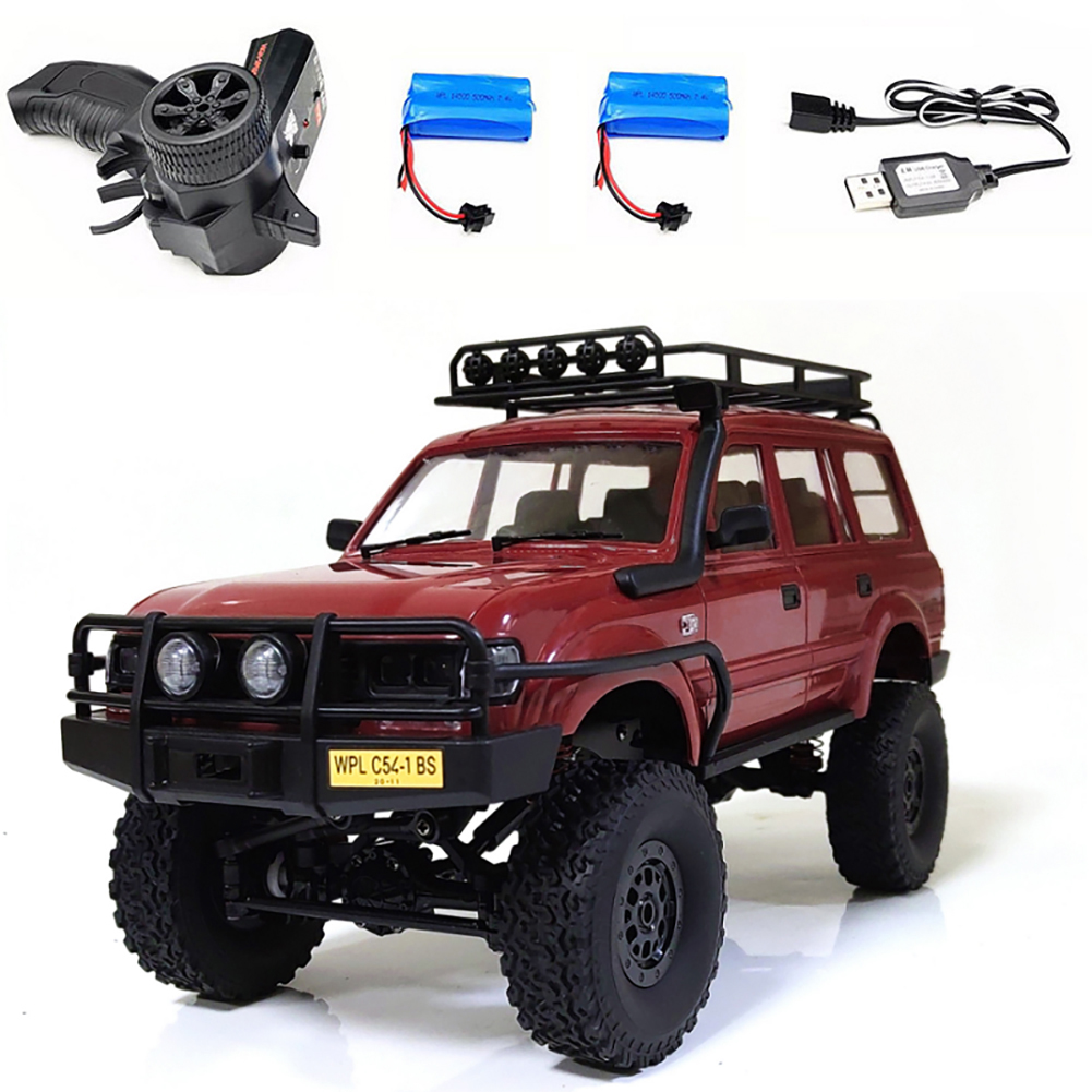 C54 RC Car for Wpl C54 Land Cruiser 4wd Lc80 Crawler Off-road Climbing Vehicle