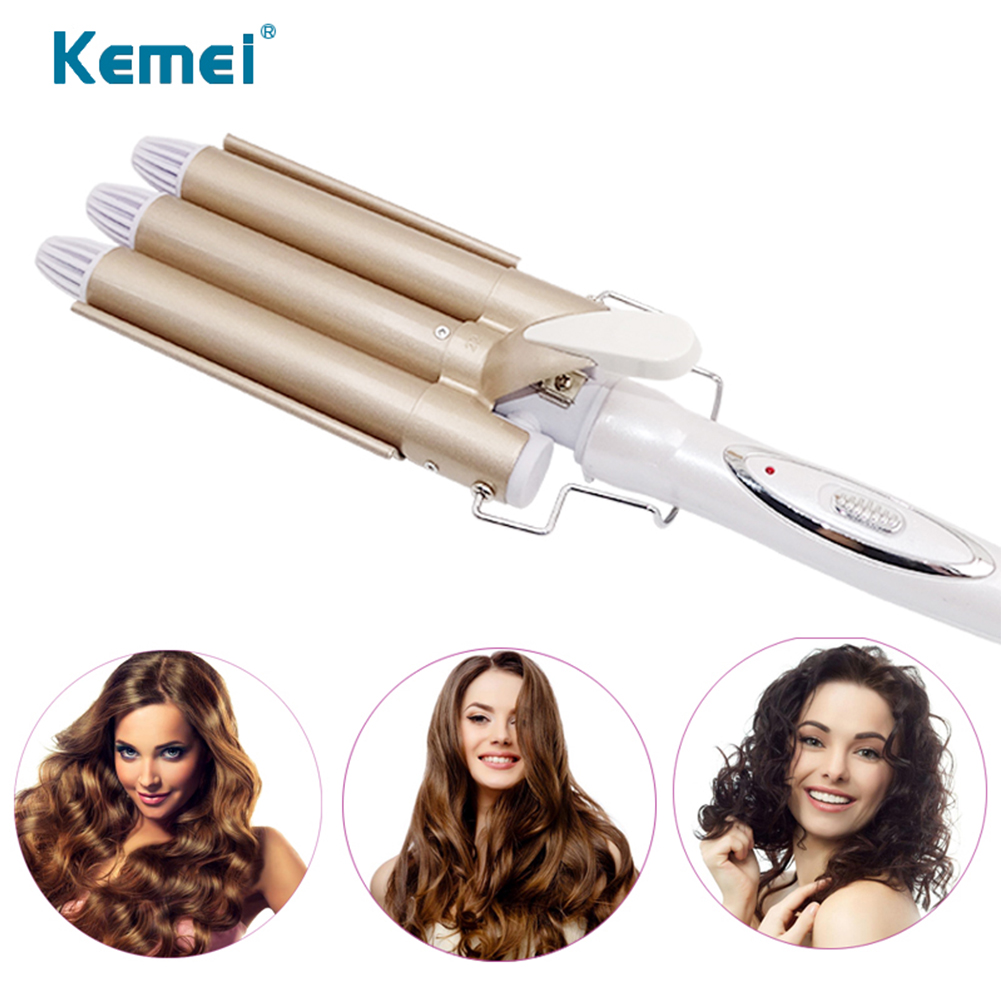 Wholesale Professional Curling Iron Ceramic Triple Barrel Hair