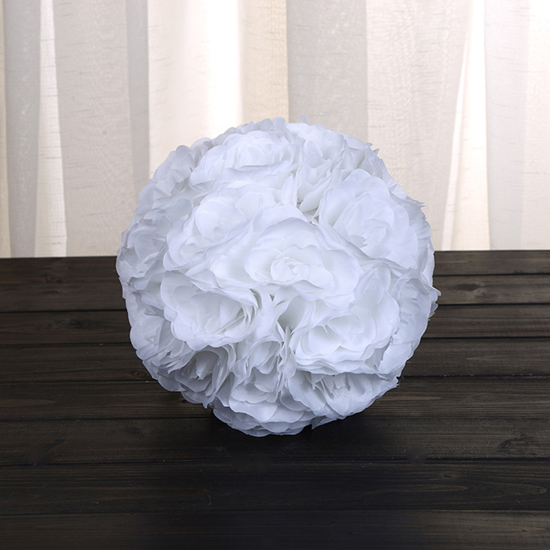 Wholesale 7" Silk Rose Ball Wedding Kissing Balls Pomander Decorative