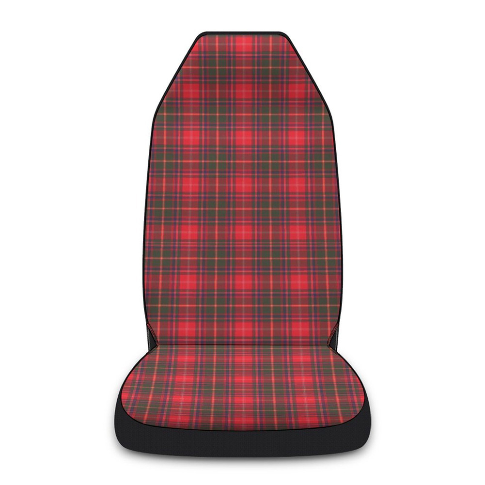 Car Driver Seat Cover Breathable Plaid Printing Single Seat Cover