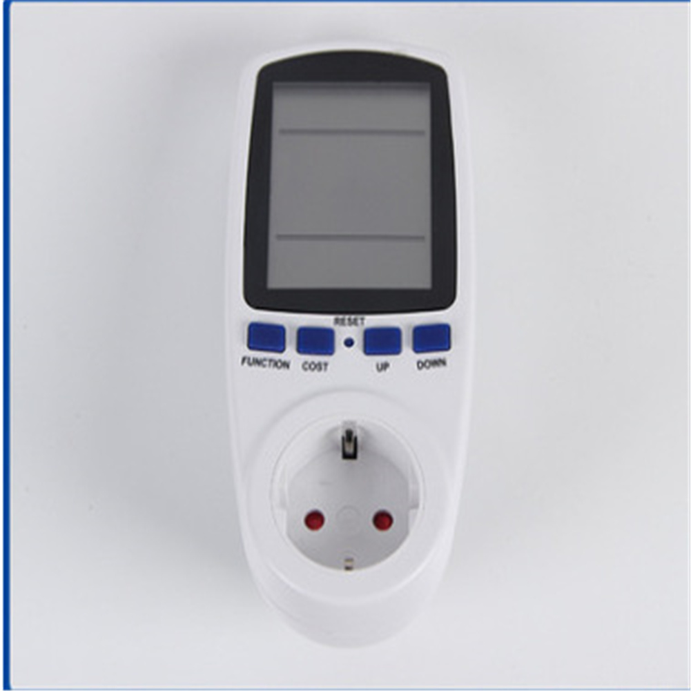 Professional Digital Power  Meter With Lcd Socket For Measuring Voltage With Power Monitor EU plug