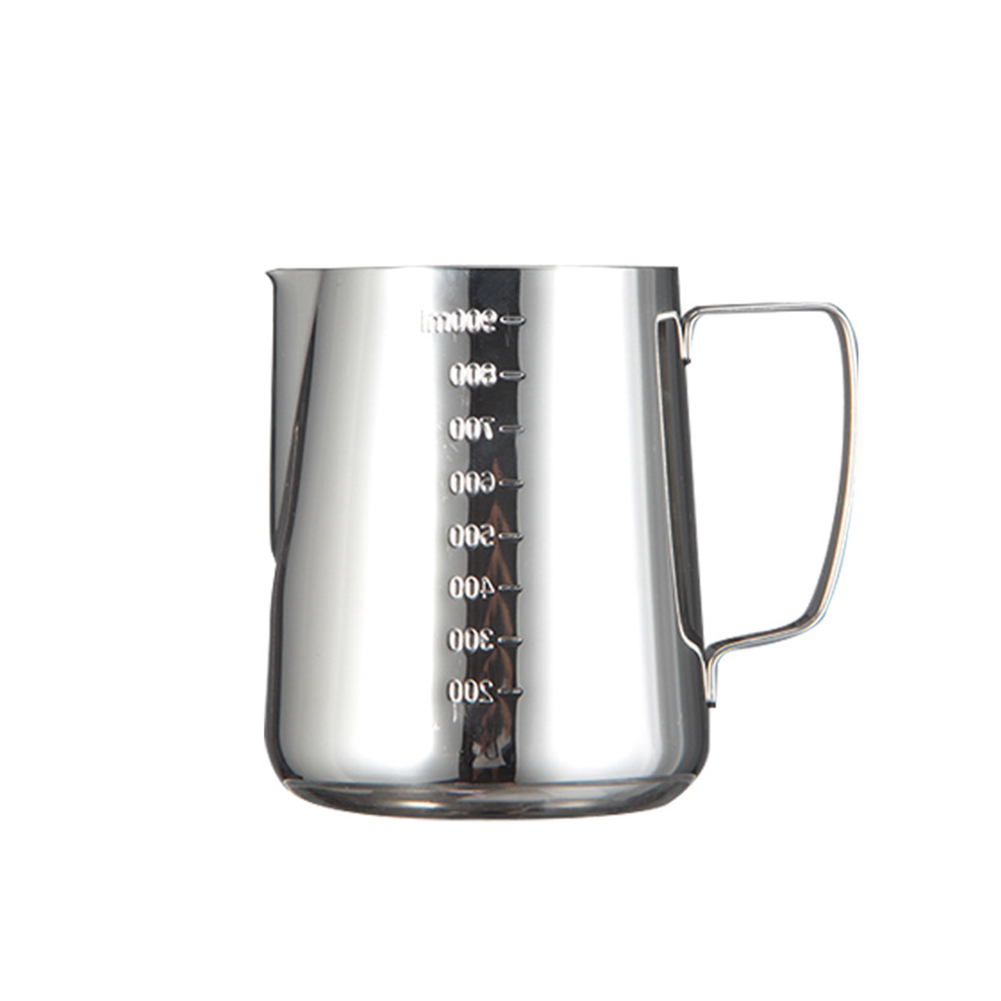 Milk Frother Cup Milk Frothing Pitcher 304 Stainless Steel Milk Coffee Cappuccino Latte Art Espresso Machine Accessories 1000ml