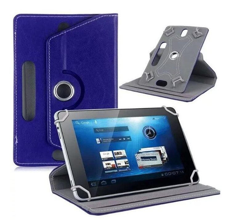 Four Hook Leather Tablet Protection Case