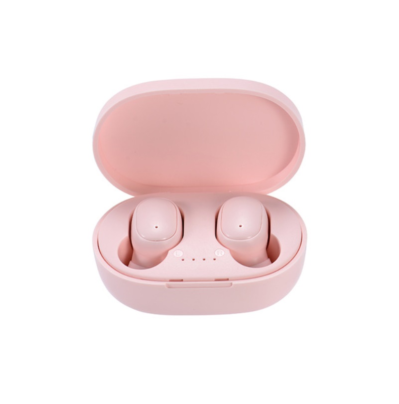 A6s Pro Bluetooth Headset Multicolor Binaural Communication Stereo Wireless Headphone Pink
