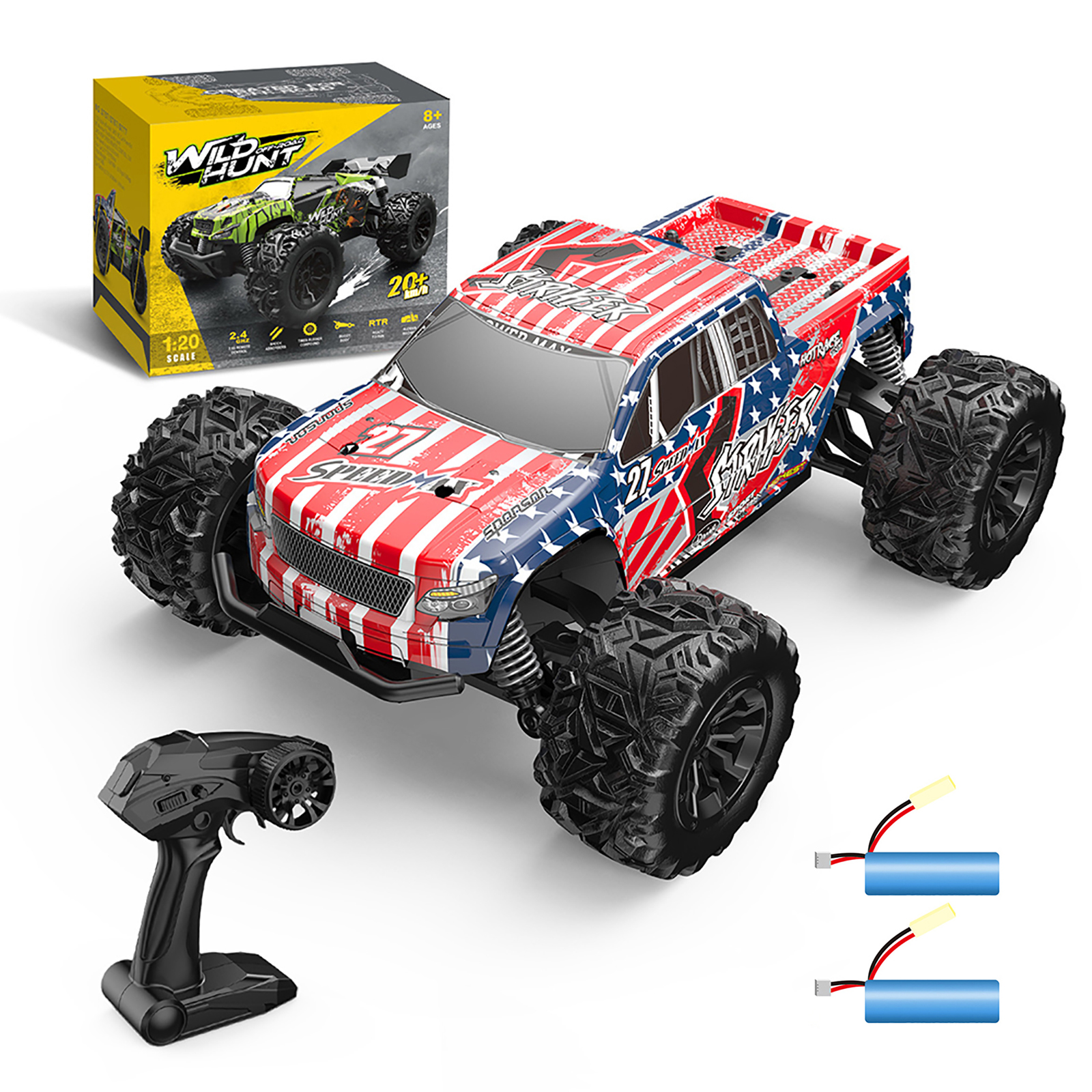 1:20 RC Car 4WD 20km/h Racing Drift Car Remote Control Off-road Vehicle Toys