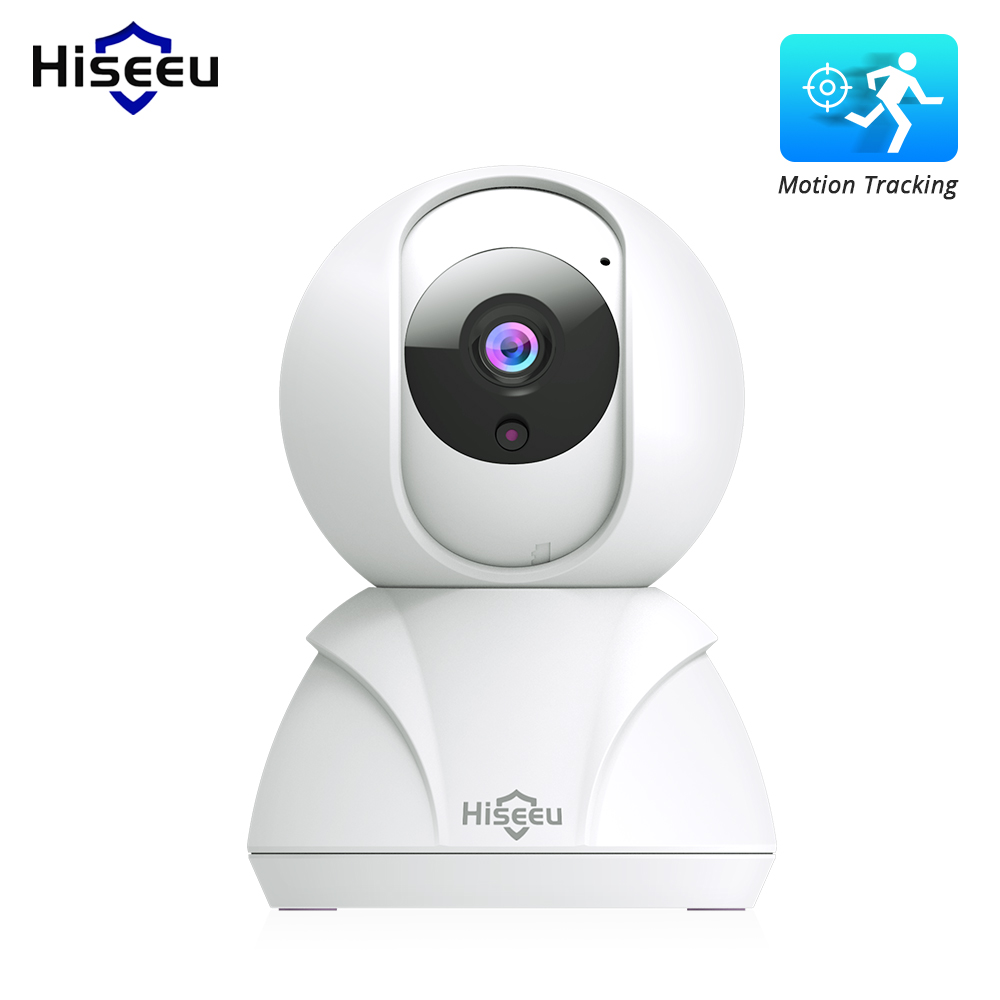 Hiseeu 720P / 1080P Home Security IP Camera Wireless Smart WiFi Camera Audio Record Baby Monitor HD Mini CCTV Camera US plug