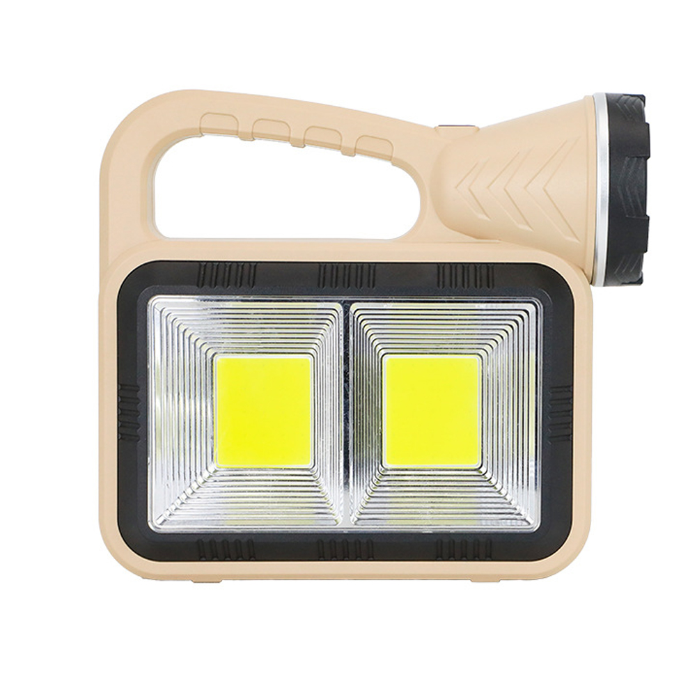 20w Portable Led Flashlights 3 Lighting Modes IPX5 Waterproof Solar USB Rechargeable Strong Light