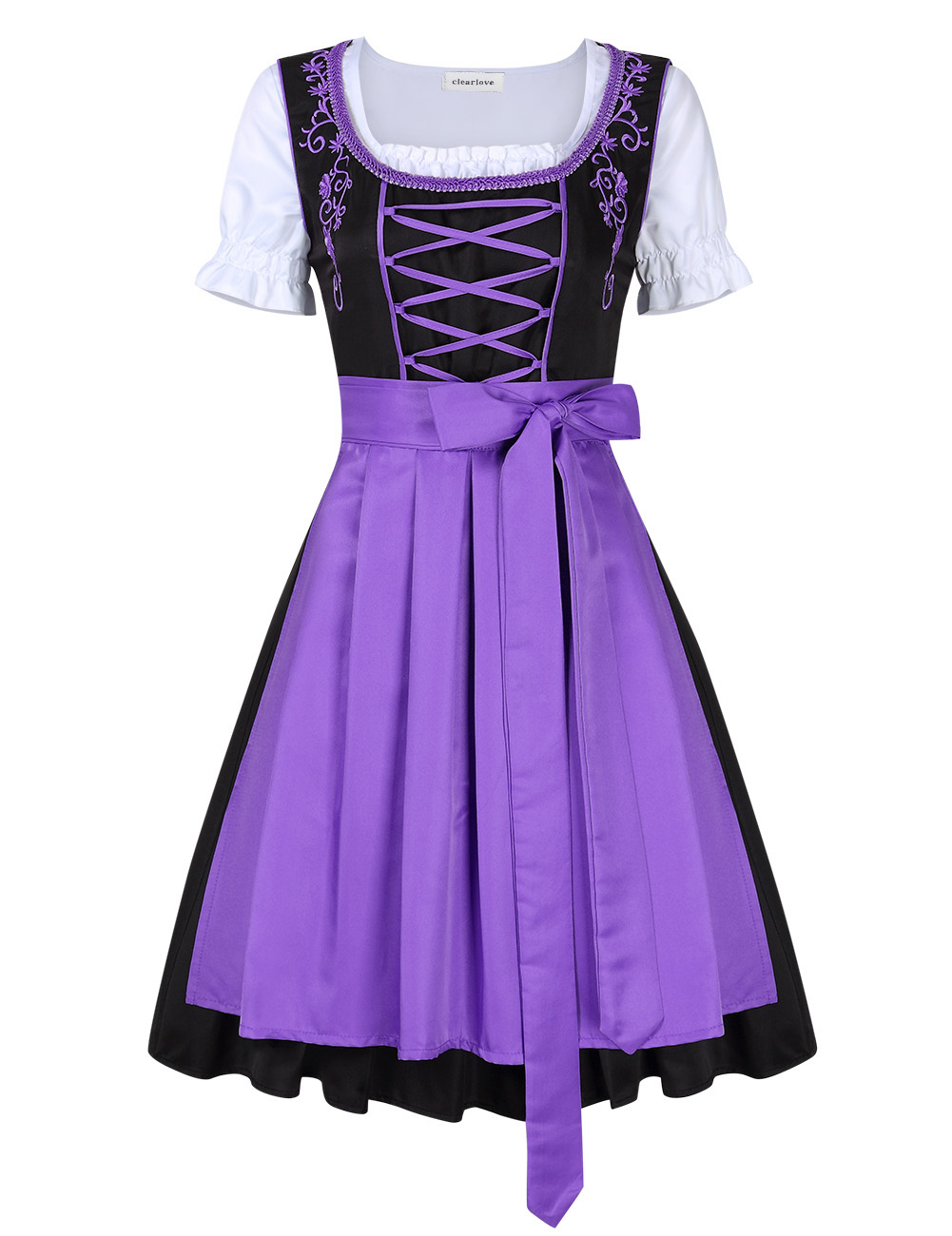 Clearlove Women's Classic Dress Three Pieces Suit for German Traditional Oktoberfest Costumes