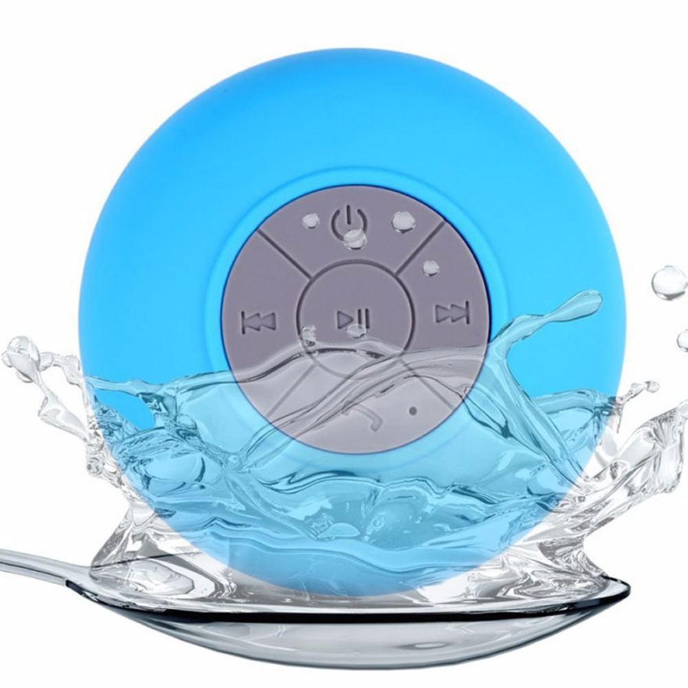 Portable Bluetooth-compatible  Speaker Wireless Waterproof Speaker Hands-free Car Speaker Loudspeaker Suitable For Mobile Phone Pc blue