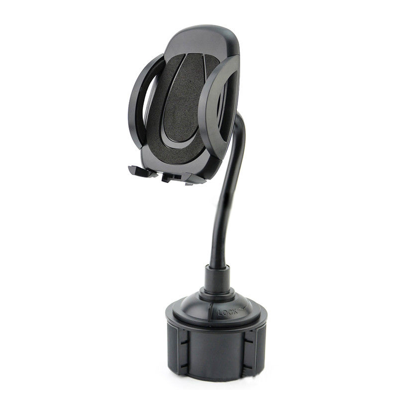 Adjustable Cup Holder Cell Phone Stand for Car Supplies black