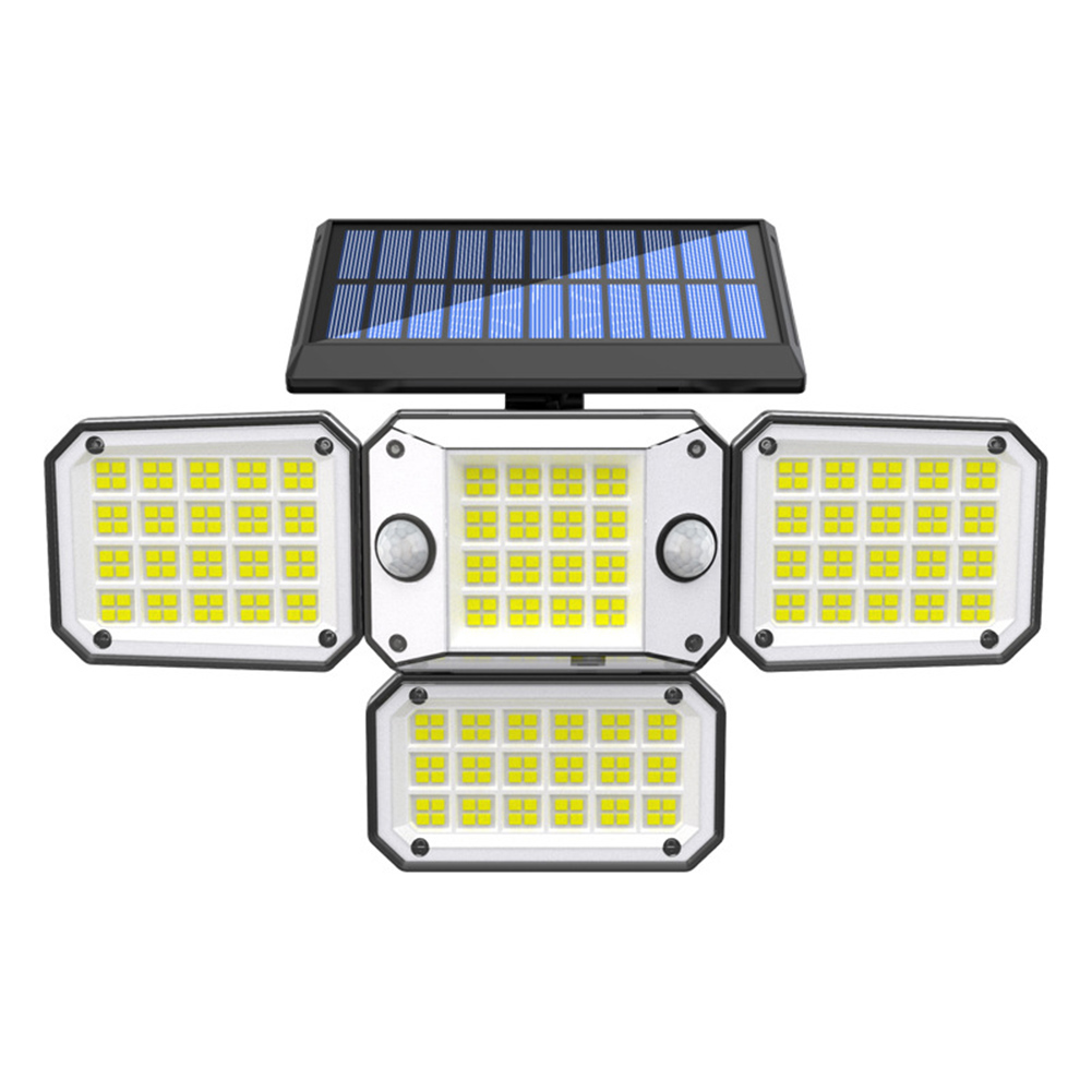 Outdoor Solar Lights with RC 3 Lighting Modes Motion Sensor Wall Light