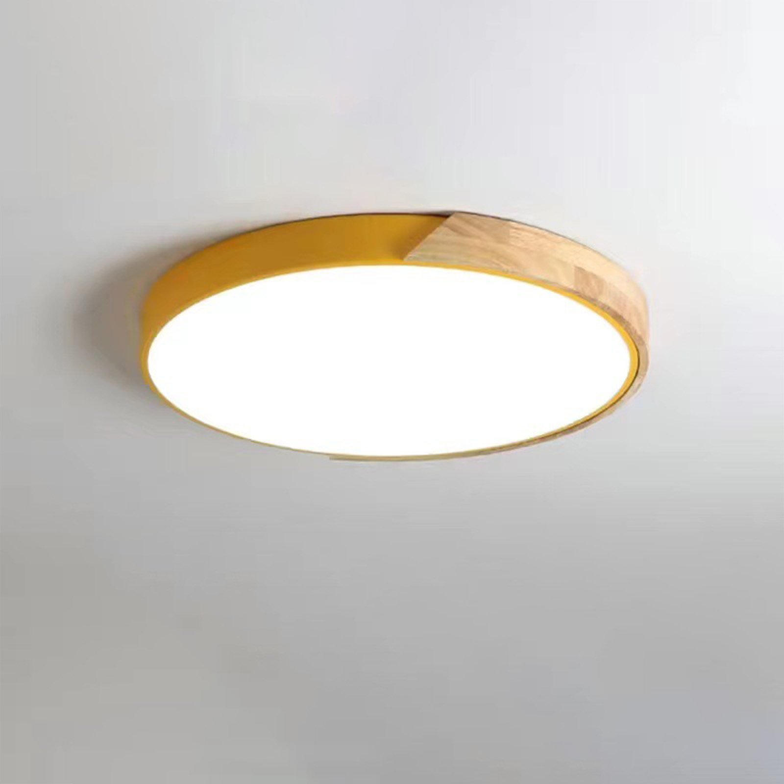 LED Ceiling Light With Remote Control Dimmable Ceiling Lamp Modern Living Room Lamp Bedroom Ceiling Lamp For Kitchen Study Room Office Bedroom yellow