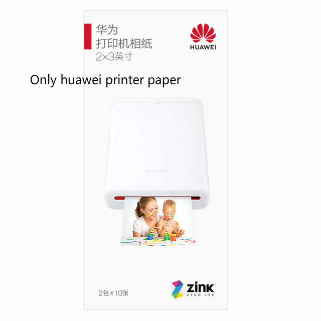 Huawei Ar Printer Printing Paper 300dpi Portable Photo Mini Pocket Bluetooth 4.1 With Diy Share 500mah Picture Printer Pocket Printer Printing Paper 1 box1 box