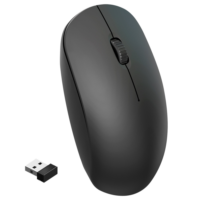 2.4g Wireless Gaming Mouse Ergonomic Office Business Mute Silent Mouse Controller For Laptop Computer black