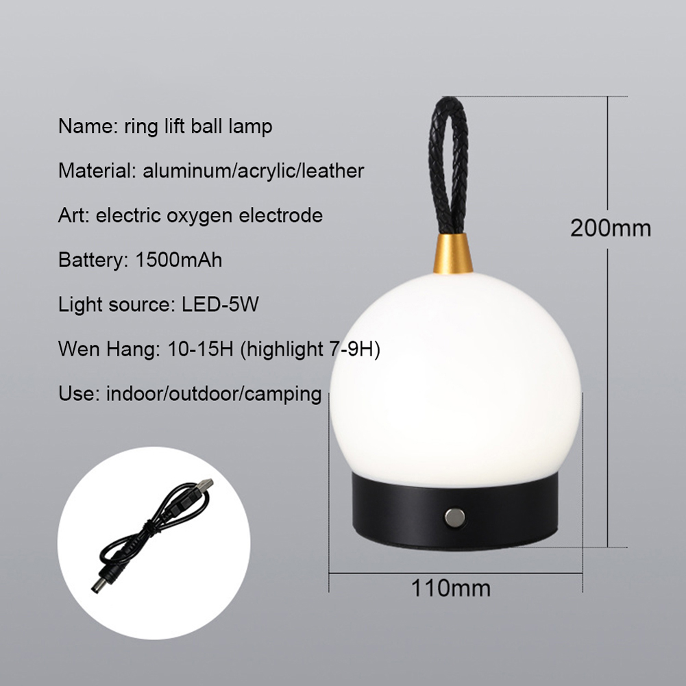 Portable Outdoor Camping Atmosphere Light Charging Table Lamp Night Lights