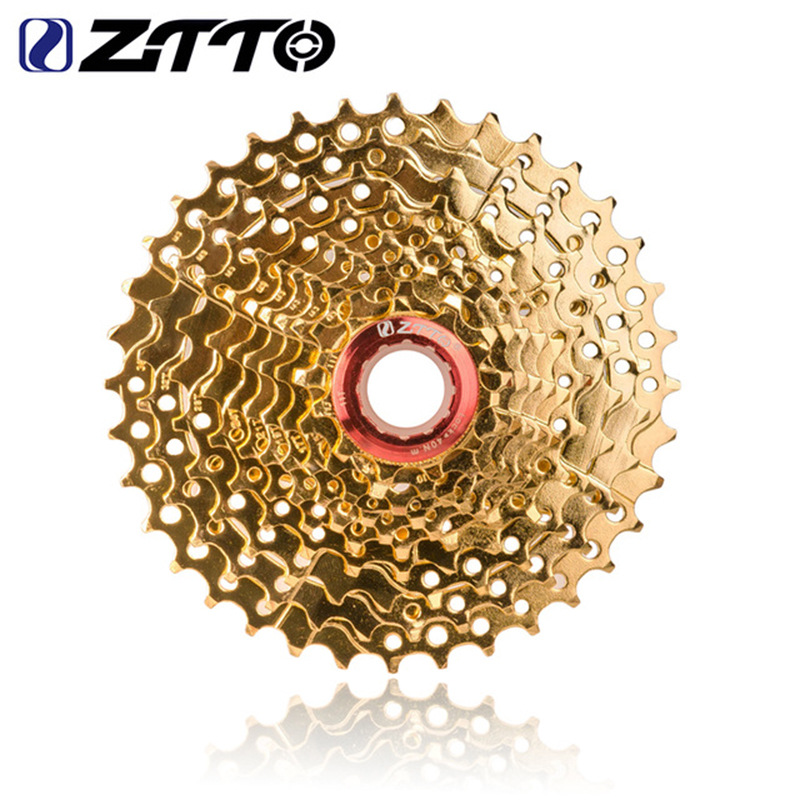 Gold 10-speed Flywheel 10 Speed 11-36t Cassette 10s 36t Sprocket 10v K7  Golden
